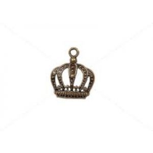 Zawieszka metalowa Charms ScrapBerry's Korona mała, 20mm